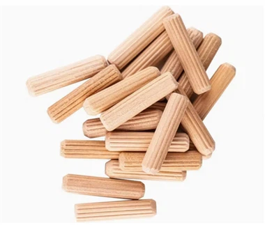 Shelf Fluted Beveled Ends Wood Dowel Pins